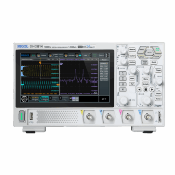 리골 RIGOL DHO814 4채널 100MHz 1.25GSa/s 12비트 오실로스코프