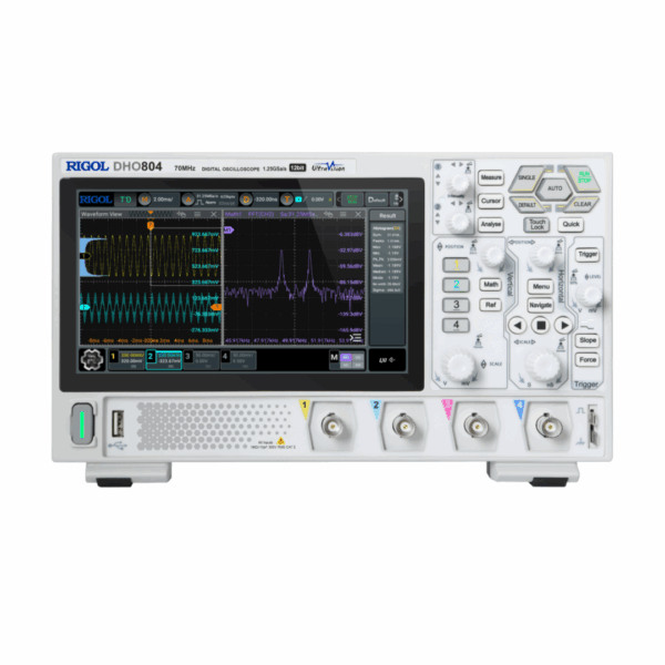 리골 RIGOL DHO802 2채널 70MHz 1.25GSa/s 12비트 오실로스코프