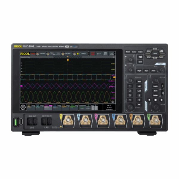 RIGOL 리골 MHO5106 1GHz 6채널 오실로스코프 3상전력분석 로직분석기 내장